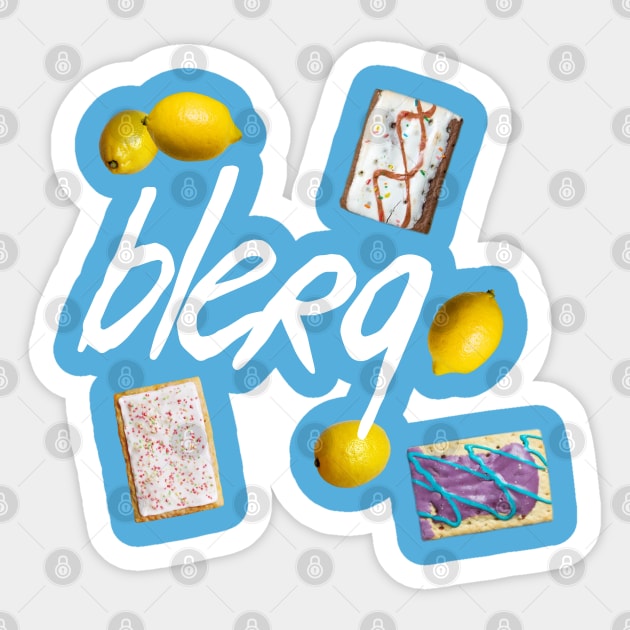 Liz Lemon's Catchphrase: BLERG! Sticker by Xanaduriffic